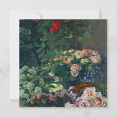 Monet Spring Flowers 招待状 (正面)