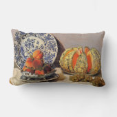 Monet - Still Life with Melon ランバークッション (正面)