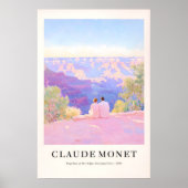 Monet Style Grand Canyon Print French Pastel Wall ポスター (正面)