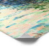 Monet - Sun Setting on the Seine ポスター (角)