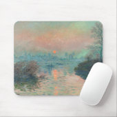 Monet Sunset fine art impressionist painting マウスパッド (マウス)