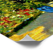 Monet - The Artist's House at Argenteuil ポスター (角)