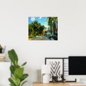 Monet - The Artist's House at Argenteuil ポスター (ホームオフィス)