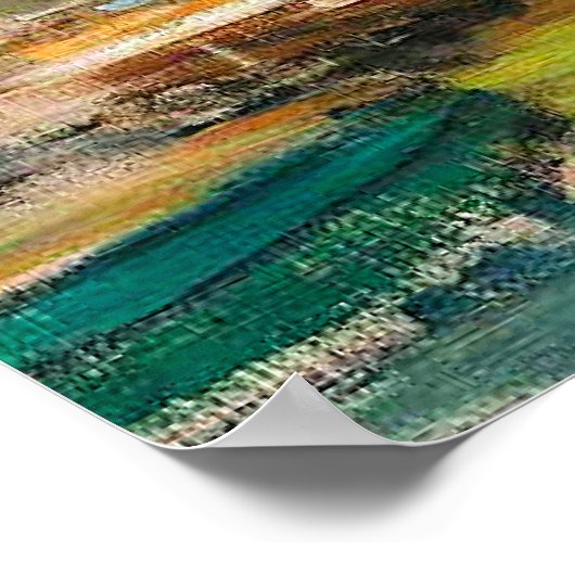 Monet - The Bridge over the Seine, ポスター (角)