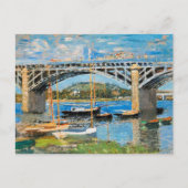 Monet - The Bridge over the Seine, ポストカード (正面)