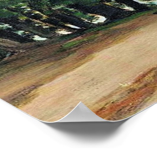 Monet - The Chapel Notre-Dame artwork, ポスター (角)