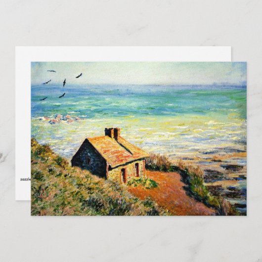 Monet - The Customs House, Morning Effect, (正面/裏面)