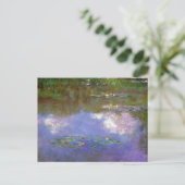 Monet - The Iris Garden at Giverny Postcard ポストカード (スタンド正面)