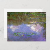 Monet - The Iris Garden at Giverny Postcard ポストカード (正面/裏面)