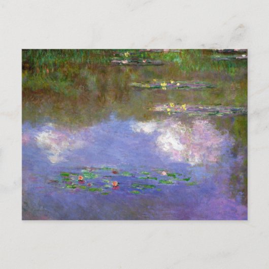 Monet - The Iris Garden at Giverny Postcard ポストカード (正面)
