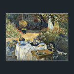 Monet - The Luncheon, 1873年のアートワーク ポストカード<br><div class="desc">Monet - The Lunchon,  1873年のアートハガキ。VIRGINIA5050* -すべての行事のためのクリエイティブと珍しい贈り物www.zazzle.com/virginia5050*国際的 GITS at zazzle.com/InternationalGifts,  Florida Gift Store at zazzle.com/FloridaGiftStore*,  RETIREMENT GIFT STORE at zazzle.com/RetirementGiftStore,  I LOVE GIFT STORE at zazzle.com/ILoveGiftStore,  and THE REGION GIFT STORE at zazzle.com/BirthdayGiftStore*</div>