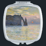 Monet - The Manneport, Cliff at Etreat, Sunset<br><div class="desc">The Manneport,  Cliff at Etretat,  Sunset / Etretat,  soleil couchant - Claude Monet,  1883</div>