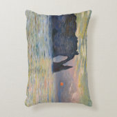 Monet - The Manneport, Cliff at Etreat, Sunset アクセントクッション (正面(垂直))