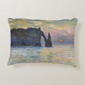 Monet - The Manneport, Cliff at Etreat, Sunset アクセントクッション (裏面)