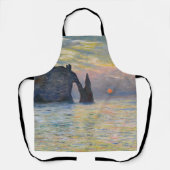 Monet - The Manneport, Cliff at Etreat, Sunset エプロン (正面)