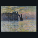 Monet - The Manneport, Cliff at Etreat, Sunset カッティングボード<br><div class="desc">The Manneport,  Cliff at Etretat,  Sunset / Etretat,  soleil couchant - Claude Monet,  1883</div>