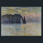 Monet - The Manneport, Cliff at Etreat, Sunset カッティングボード<br><div class="desc">The Manneport,  Cliff at Etretat,  Sunset / Etretat,  soleil couchant - Claude Monet,  1883</div>