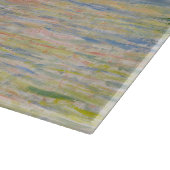 Monet - The Manneport, Cliff at Etreat, Sunset カッティングボード (角)