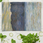 Monet - The Manneport, Cliff at Etreat, Sunset キッチンタオル (折り畳み)
