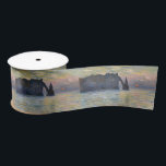 Monet - The Manneport, Cliff at Etreat, Sunset サテンリボン<br><div class="desc">The Manneport, Cliff at Etretat, Sunset / Etretat, soleil couchant - Claude Monet, 1883</div>