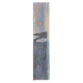 Monet - The Manneport, Cliff at Etreat, Sunset ショートテーブルランナー (正面)