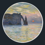 Monet - The Manneport, Cliff at Etreat, Sunset セラミックノブ<br><div class="desc">The Manneport,  Cliff at Etretat,  Sunset / Etretat,  soleil couchant - Claude Monet,  1883</div>