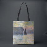 Monet - The Manneport, Cliff at Etreat, Sunset トートバッグ<br><div class="desc">The Manneport,  Cliff at Etretat,  Sunset / Etretat,  soleil couchant - Claude Monet,  1883</div>