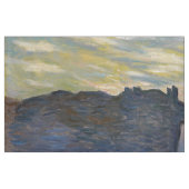 Monet - The Manneport, Cliff at Etreat, Sunset ファブリック (ファットクウォーター)