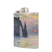 Monet - The Manneport, Cliff at Etreat, Sunset フラスク (左)