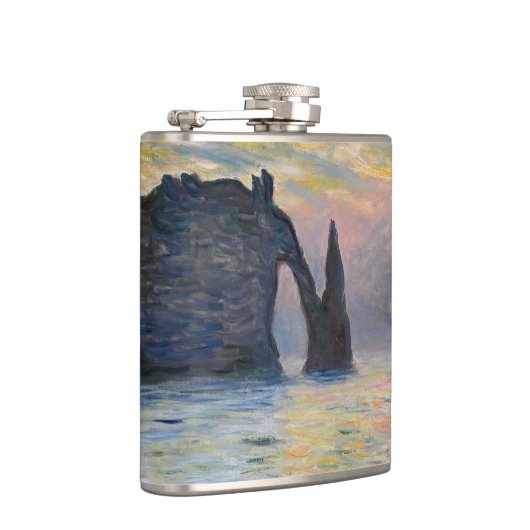Monet - The Manneport, Cliff at Etreat, Sunset フラスク (右)