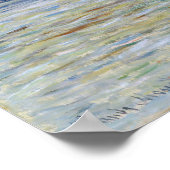 Monet - The Manneport, Cliff at Etreat, Sunset ポスター (角)