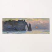Monet - The Manneport, Cliff at Etreat, Sunset ヨガマット (正面(横))