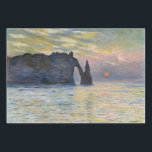 Monet - The Manneport, Cliff at Etreat, Sunset ラッピングペーパーシート<br><div class="desc">The Manneport,  Cliff at Etretat,  Sunset / Etretat,  soleil couchant - Claude Monet,  1883</div>