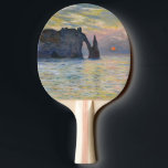 Monet - The Manneport, Cliff at Etreat, Sunset 卓球ラケット<br><div class="desc">The Manneport,  Cliff at Etretat,  Sunset / Etretat,  soleil couchant - Claude Monet,  1883</div>