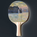 Monet - The Manneport, Cliff at Etreat, Sunset 卓球ラケット<br><div class="desc">The Manneport,  Cliff at Etretat,  Sunset / Etretat,  soleil couchant - Claude Monet,  1883</div>
