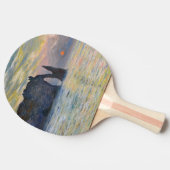 Monet - The Manneport, Cliff at Etreat, Sunset 卓球ラケット (横)