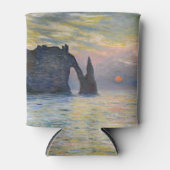 Monet - The Manneport, Cliff at Etreat, Sunset 缶クーラー (正面)