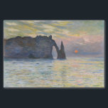 Monet - The Manneport, Cliff at Etreat, Sunset 薄葉紙<br><div class="desc">The Manneport,  Cliff at Etretat,  Sunset / Etretat,  soleil couchant - Claude Monet,  1883</div>