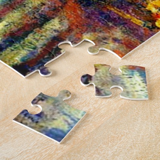 Monet - The Poplars in Autumn ジグソーパズル (側面)