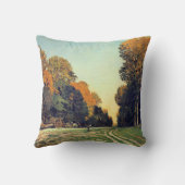 Monet - The Road from Chailly-to-Fontainebleau クッション (裏面)