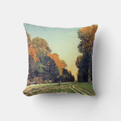 Monet - The Road from Chailly-to-Fontainebleau クッション (正面)