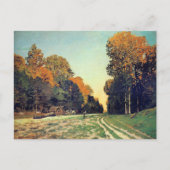 Monet - The Road from Chailly to Fontainebleau ポストカード (正面)