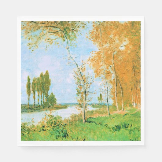 Monet - The Spring in Argenteuil, スタンダードランチョンナプキン (正面)