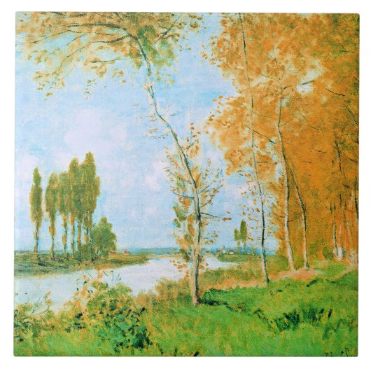 Monet - The Spring in Argenteuil, タイル (正面)