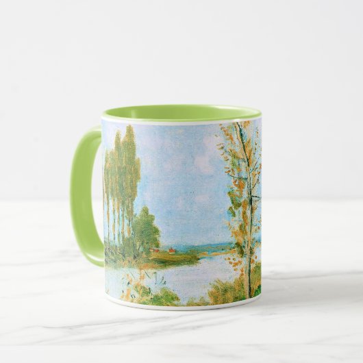 Monet - The Spring in Argenteuil, マグカップ (正面左)