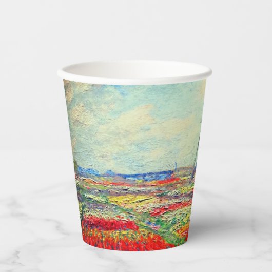 Monet Tulips Windmill 紙コップ (正面)