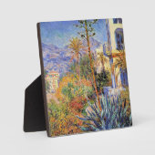 Monet - Villas at Bordighera, フォトプラーク (正面)