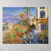 Monet - Villas at Bordighera, ポスター (正面)