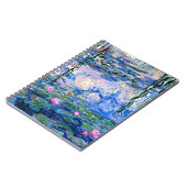 Monet - Water Lilies, 1919, pink, ノートブック (左側)