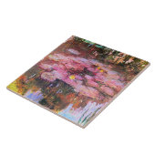 Monet - Water Lilies, Pink, タイル (側面)